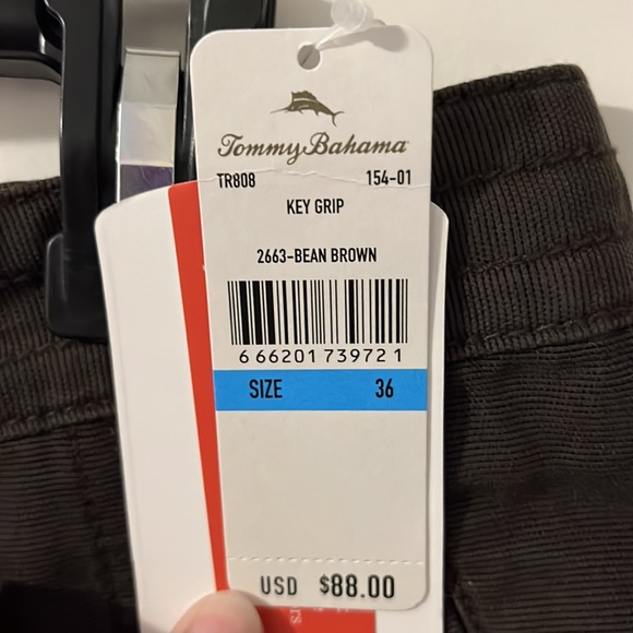 Tammy Bahama shorts size 36 new with tag brown - Picture 6 of 8